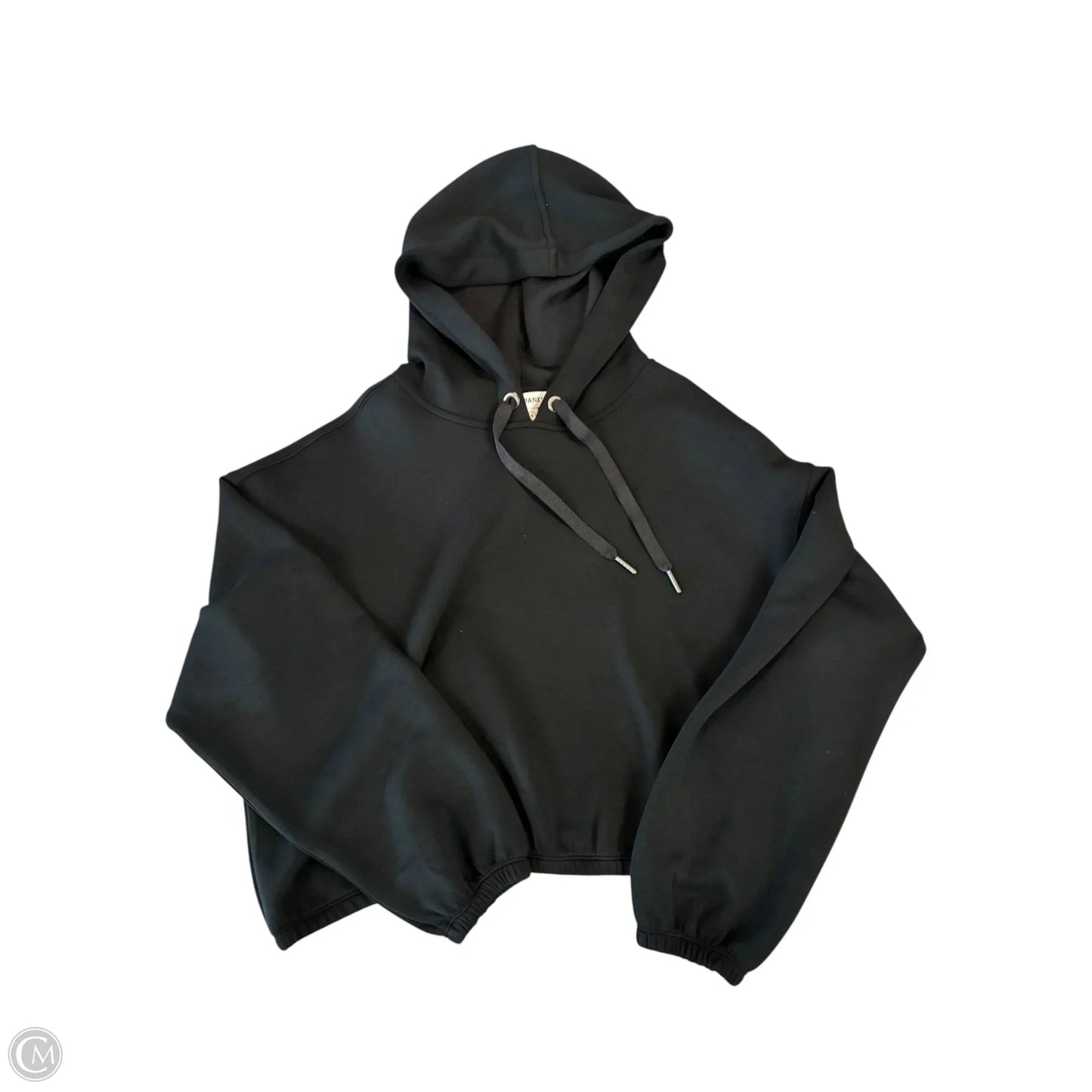 Sweatshirt Hoodie By Spanx In Black, Size: S