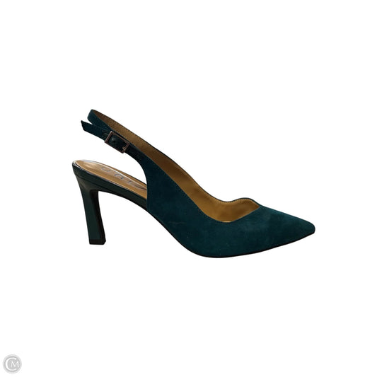 Shoes Heels Stiletto By Unisa In Teal, Size: 8