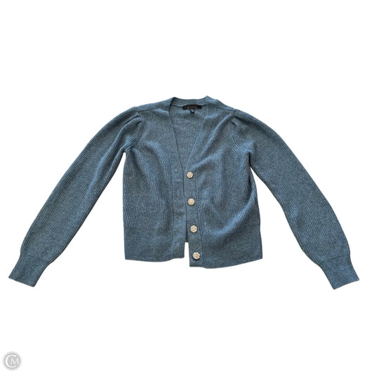 Sweater Cardigan By White House Black Market In Blue, Size: L