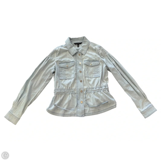 Jacket Denim By White House Black Market In Blue Denim, Size: L