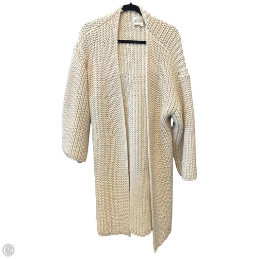 Sweater Cardigan By Anthropologie In Cream, Size: Onesize