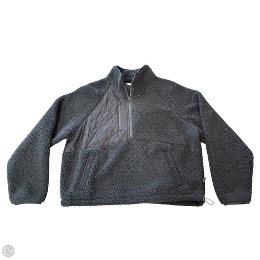 Jacket Faux Fur & Sherpa By Joy Lab In Navy, Size: Xl