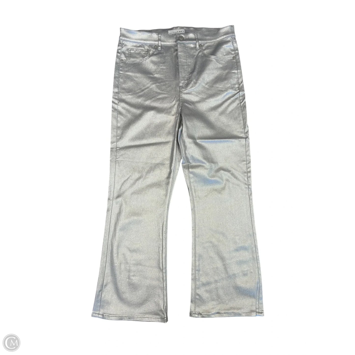 Pants Other By Loft In Silver, Size: 12
