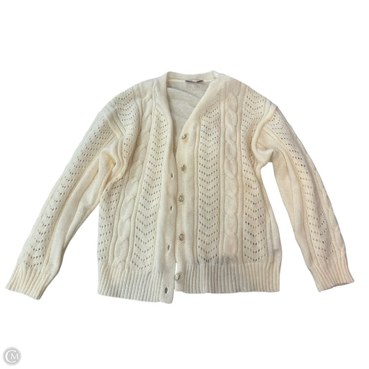 Sweater Cardigan By Nanette By Nanette Lepore In Cream, Size: L