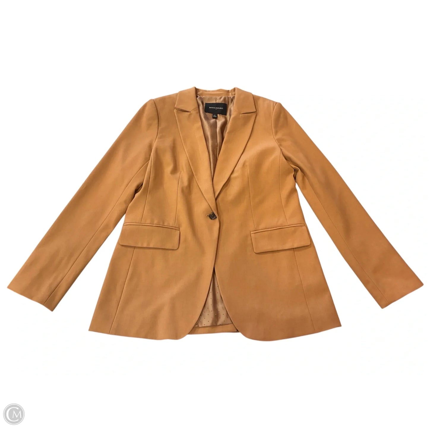 Blazer By Banana Republic In Tan, Size: S