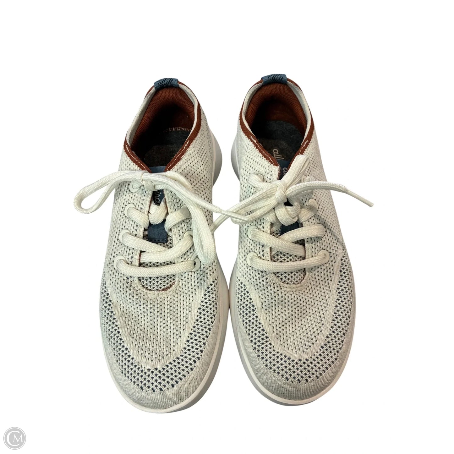Shoes Sneakers By Allbirds In Grey & White, Size: 8