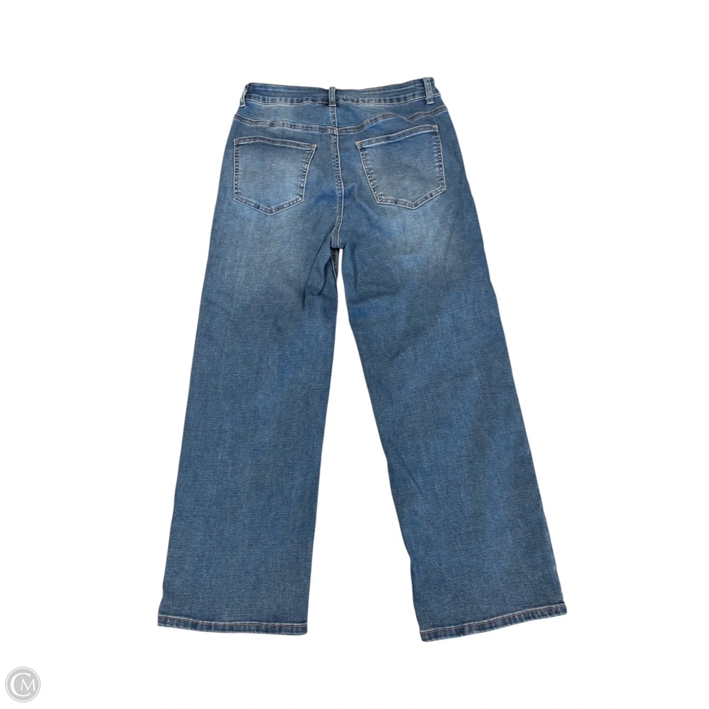 Jeans Straight By Oat In Blue Denim, Size: 10