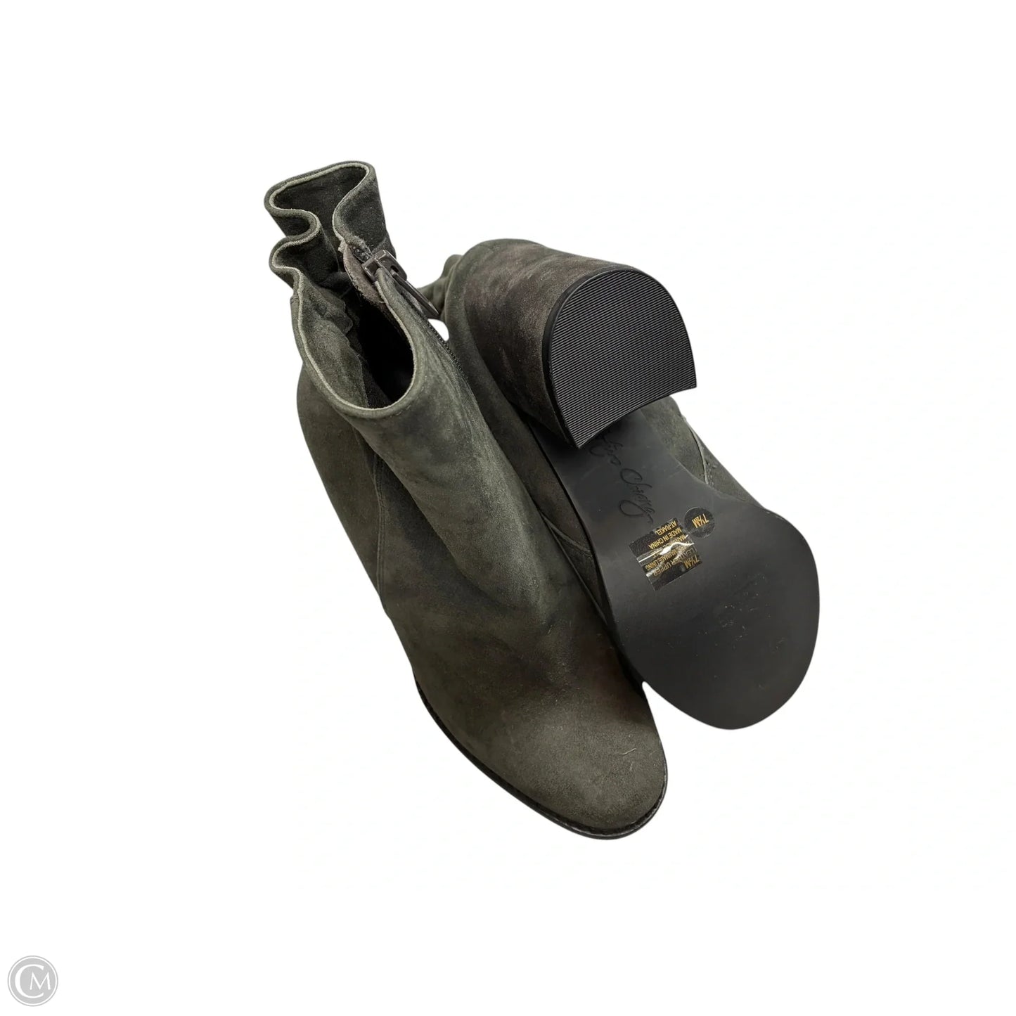 Boots Ankle Heels By Arturo Chiang In Grey, Size: 7.5