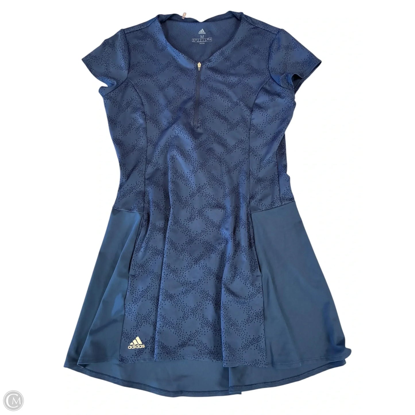 Athletic Dress By Adidas In Blue, Size: M