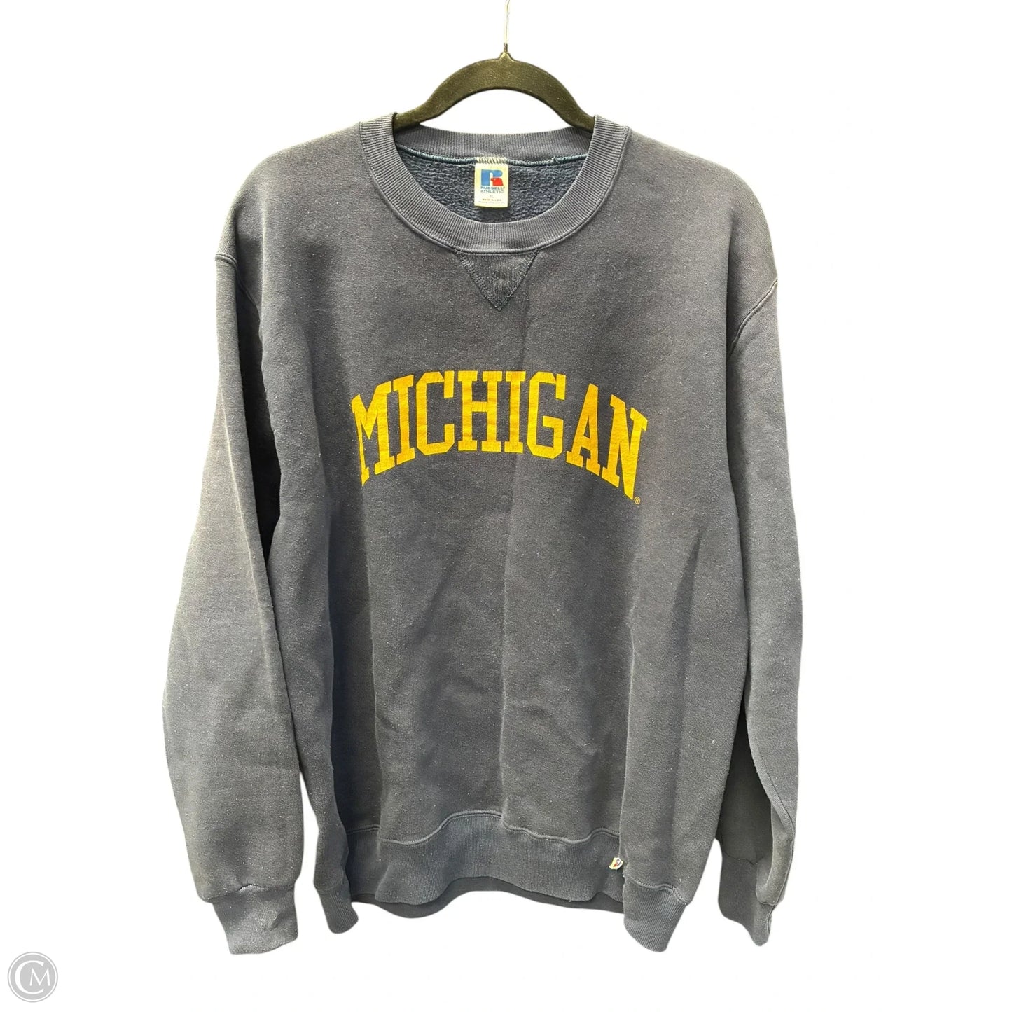 Sweatshirt Crewneck By Russel Athletic In Navy, Size: Xl
