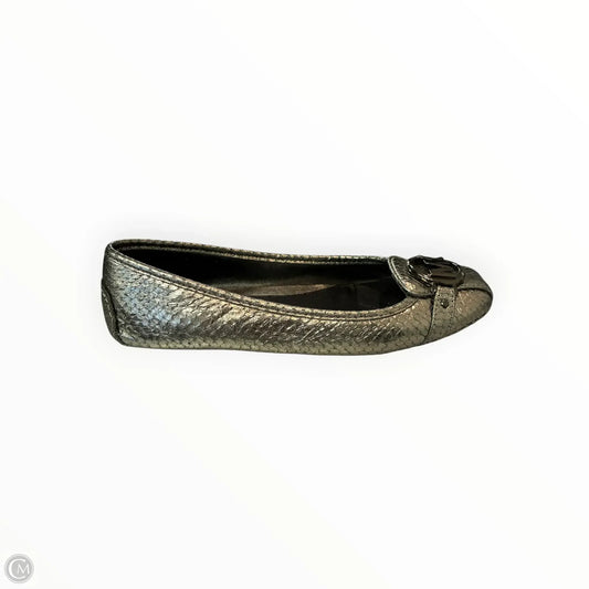 Shoes Flats By Michael By Michael Kors In Silver, Size: 7