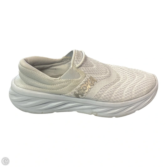 Shoes Athletic By Hoka In Grey, Size: 9