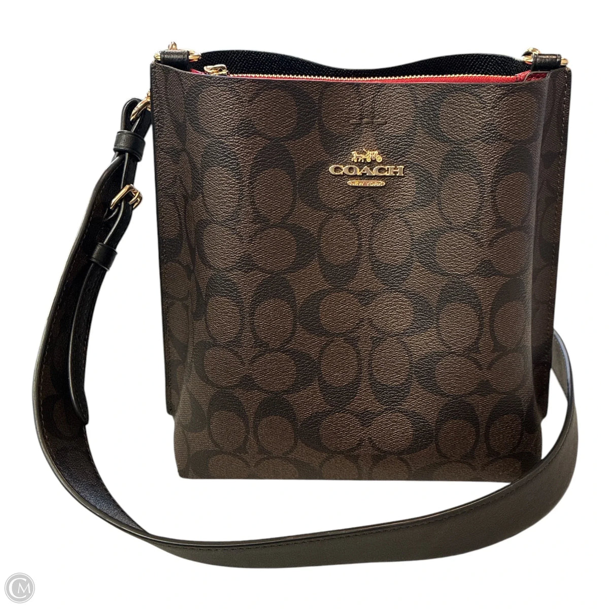 Crossbody Designer By Coach, Size: Small