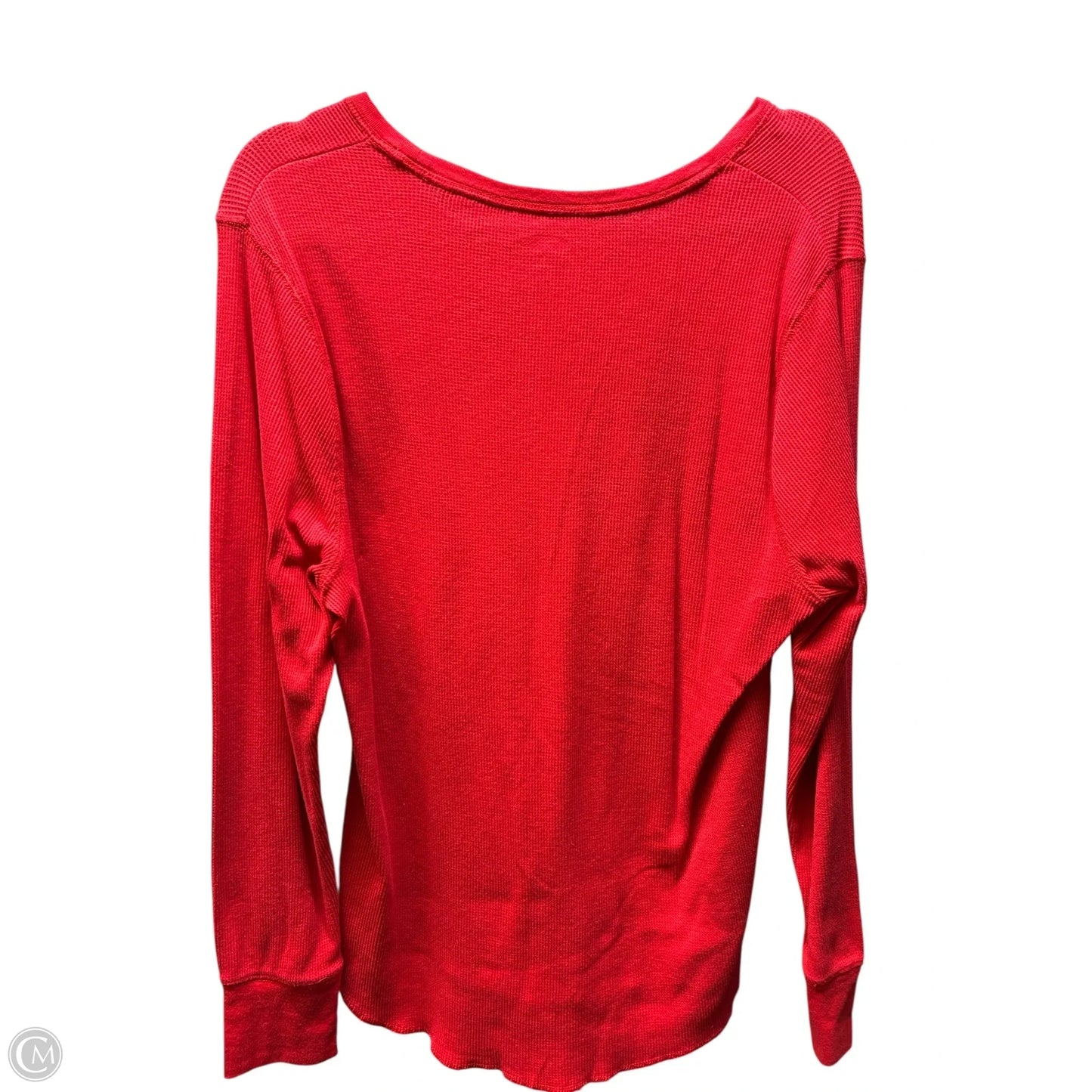Top Long Sleeve Basic By Old Navy In Red, Size: Xxl