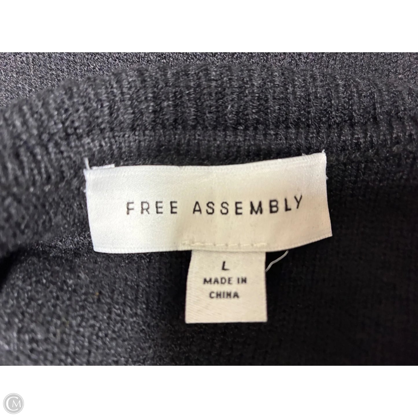 Dress Sweater By Free Assembly In Black, Size: L