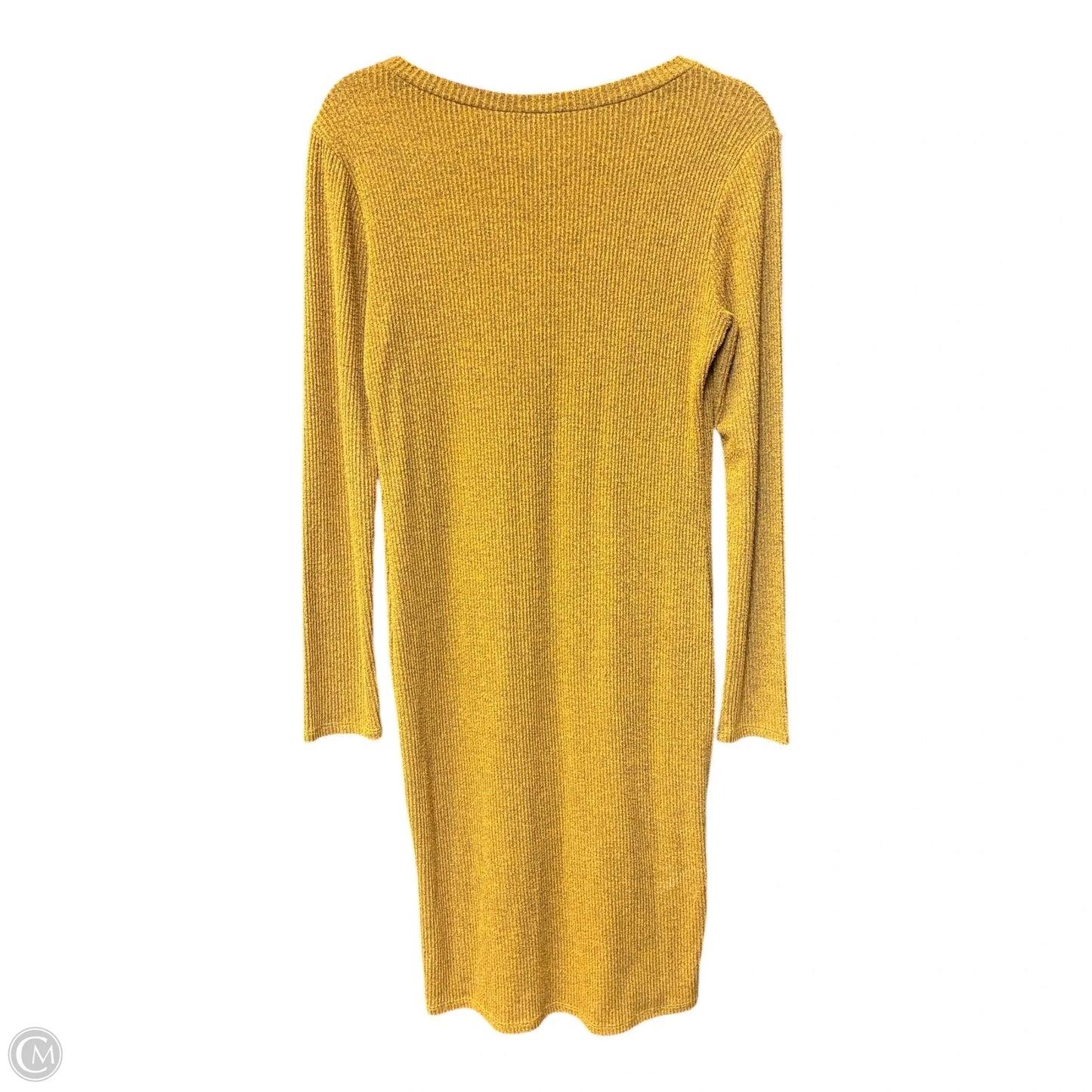 Dress Casual Midi By Clothes Mentor In Orange, Size: L
