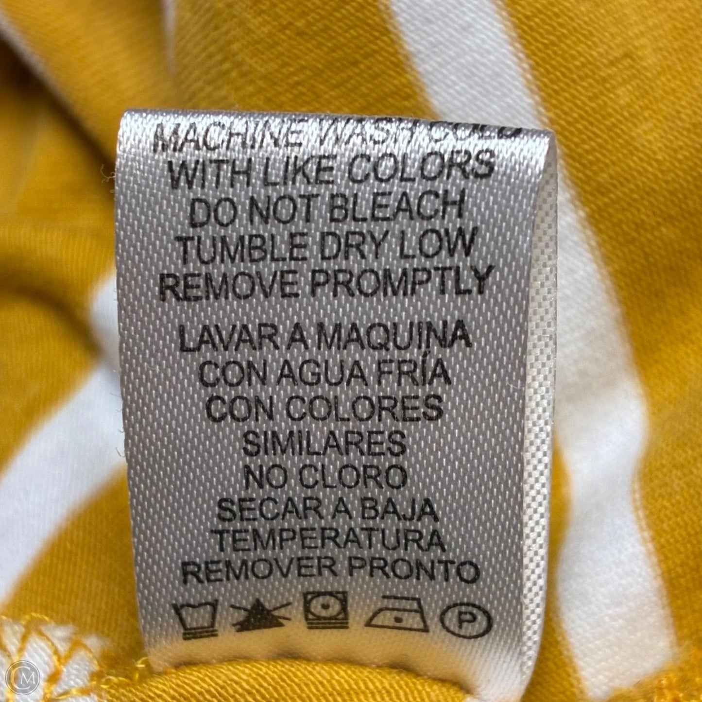 Dress Casual Short By Heart & Hips In Yellow, Size: Xl