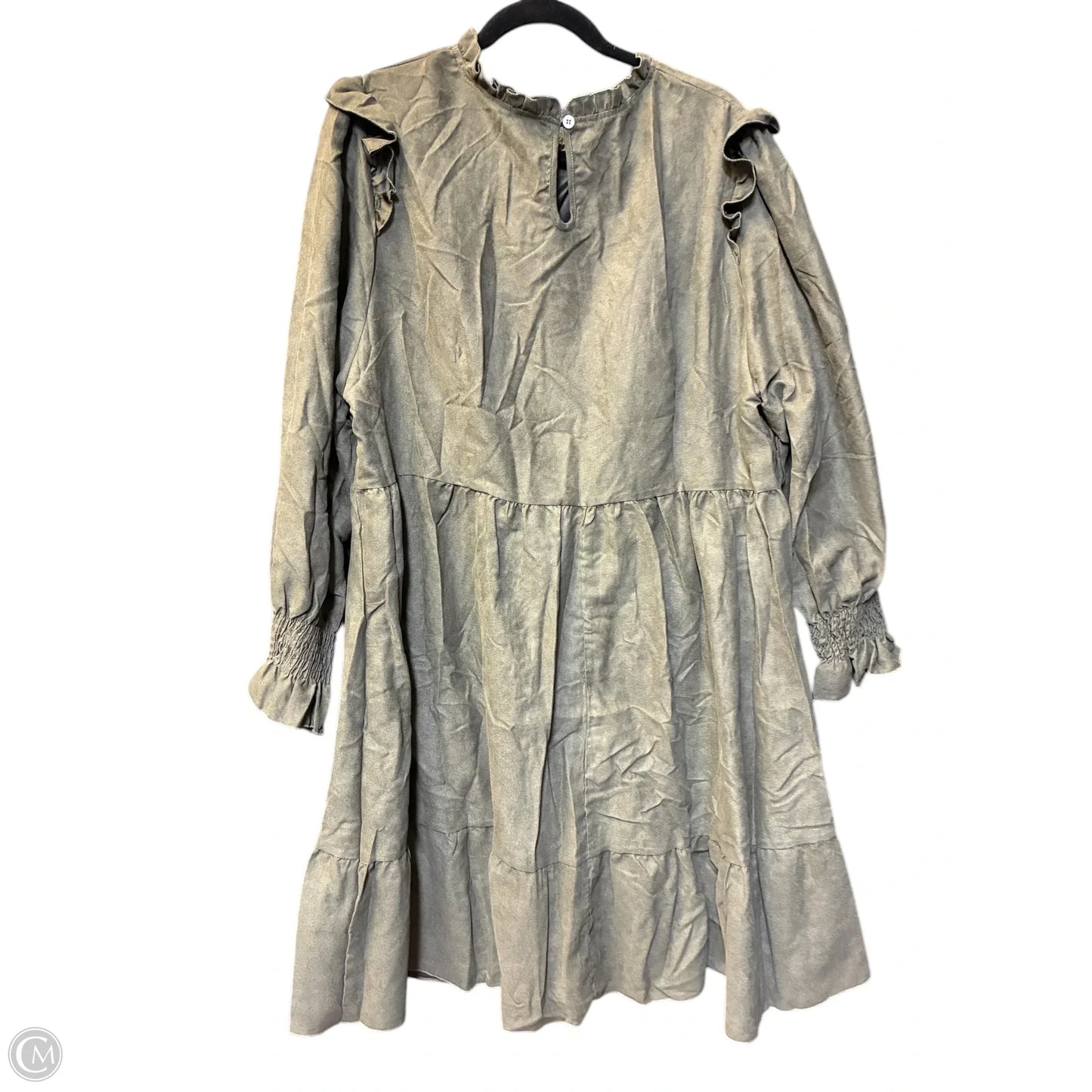 Dress Casual Midi By Shein In Green, Size: 3x