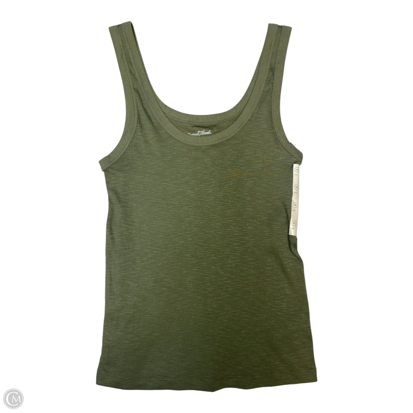 Top Sleeveless By Universal Thread In Green, Size: M