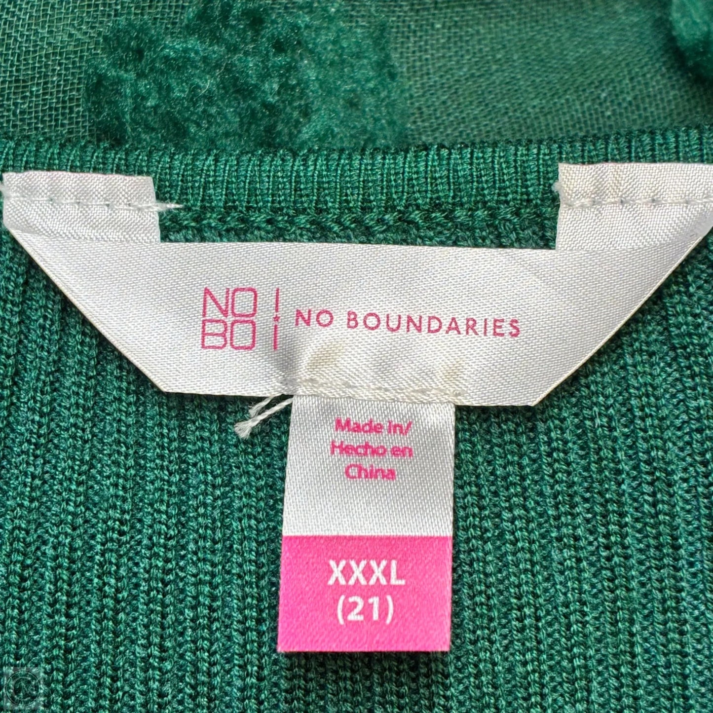 Dress Sweater By No Boundaries In Green, Size: Xxxl