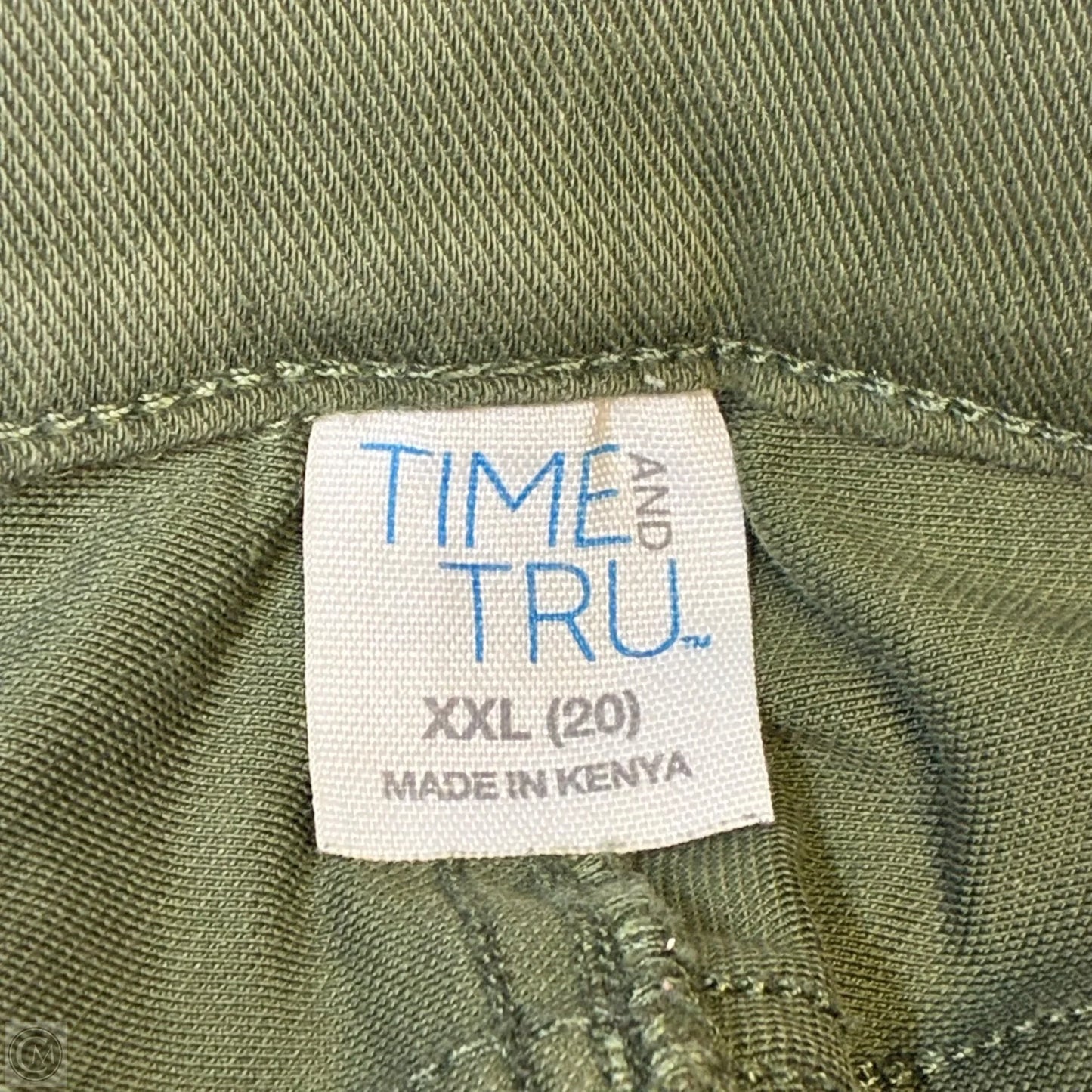 Jeans Jeggings By Time And Tru In Green, Size: Xxl