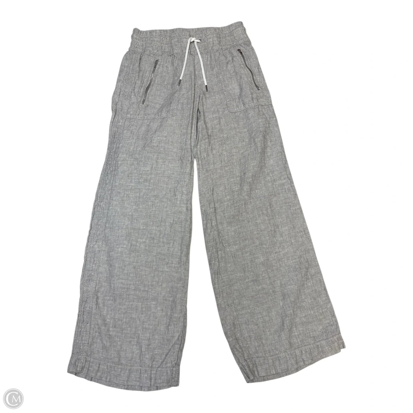 Pants Linen By Athleta In Grey, Size: 0p