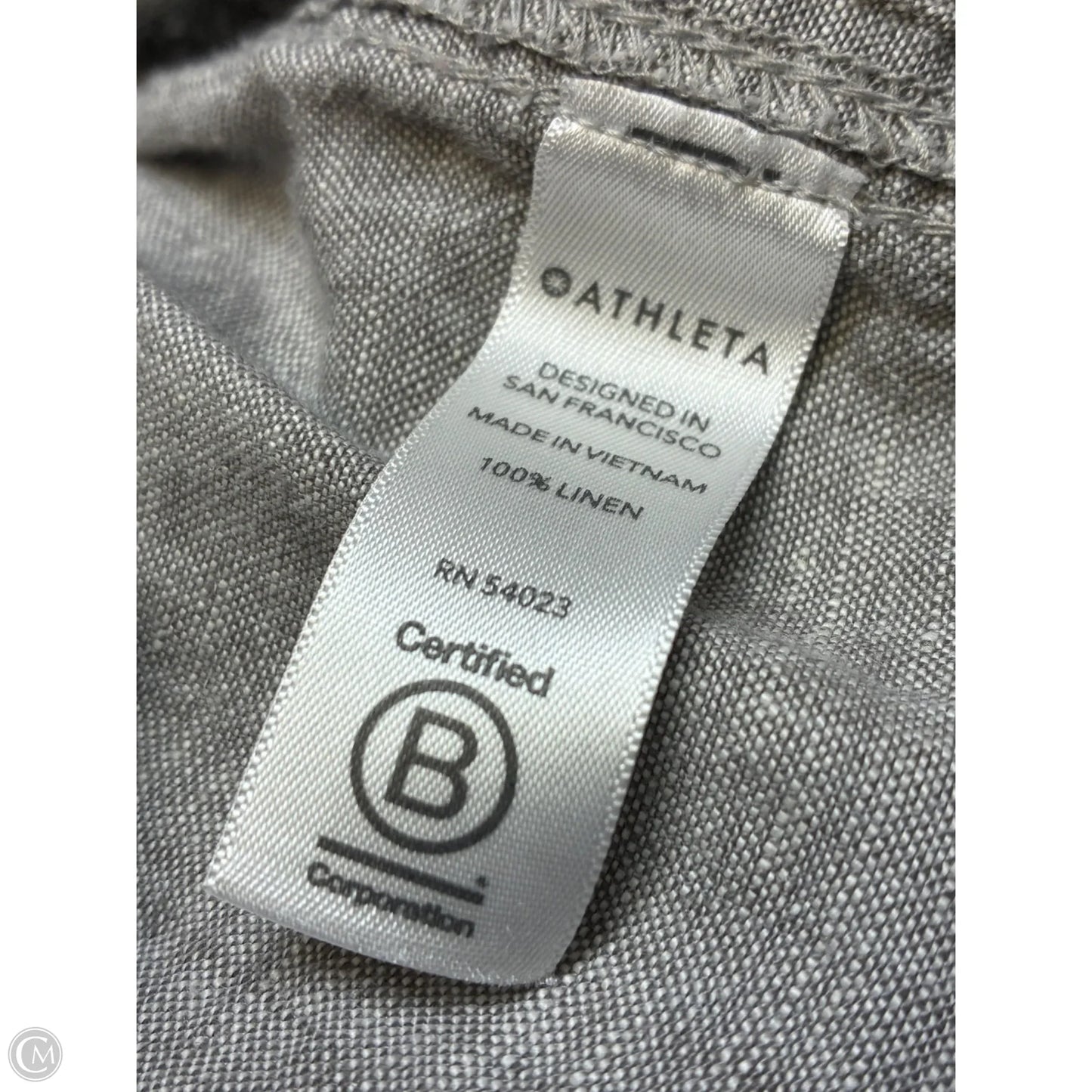 Pants Linen By Athleta In Grey, Size: 0p