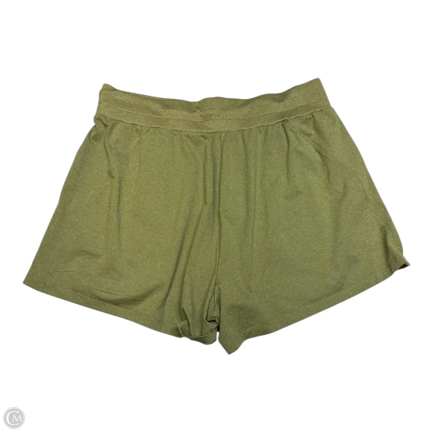 Athletic Shorts By Fabletics In Green, Size: L