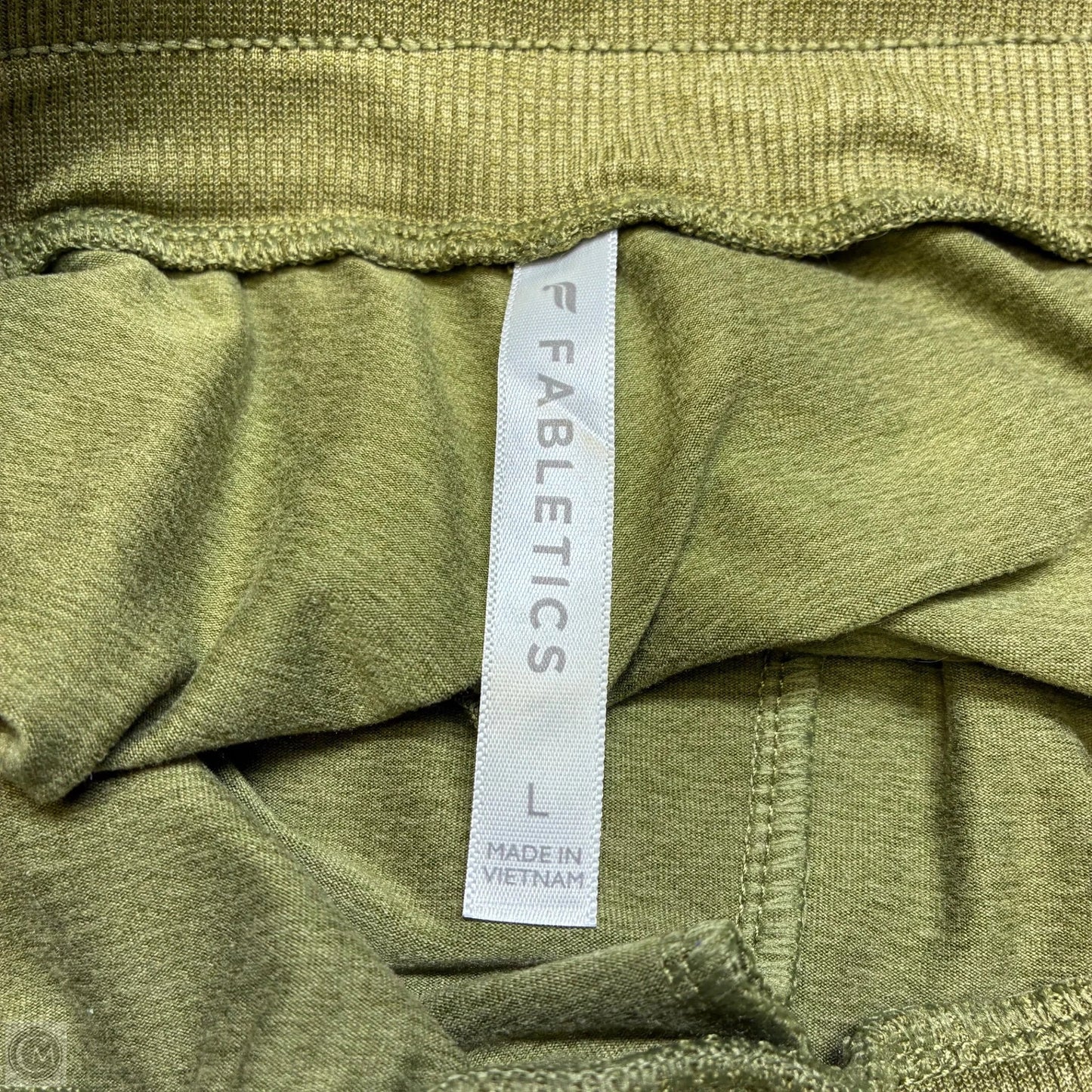 Athletic Shorts By Fabletics In Green, Size: L