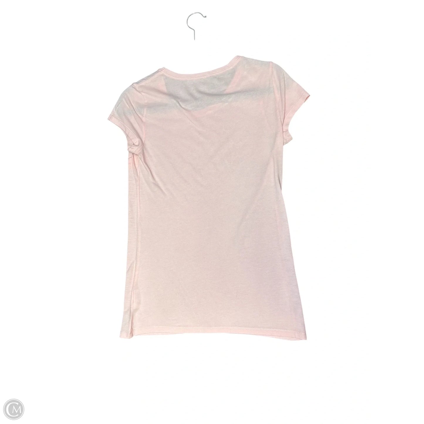 Top Short Sleeve Basic By No Boundaries In Pink, Size: M