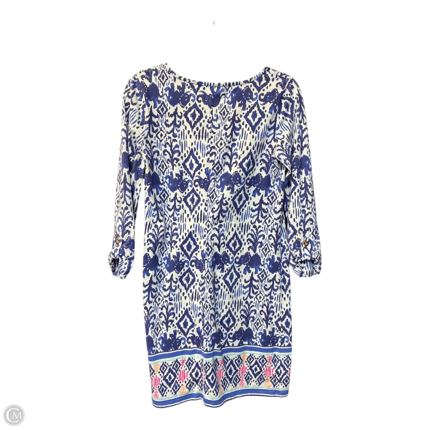 Dress Designer By Lilly Pulitzer In Blue & White, Size: S