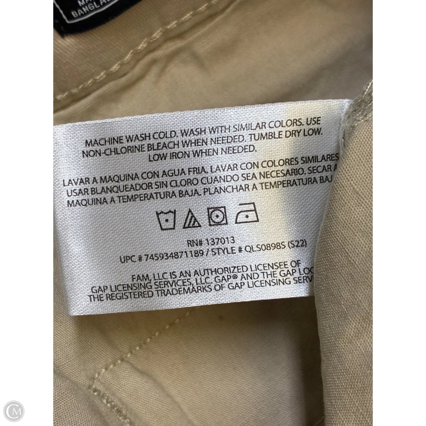 Shorts By Gap In Beige, Size: 10