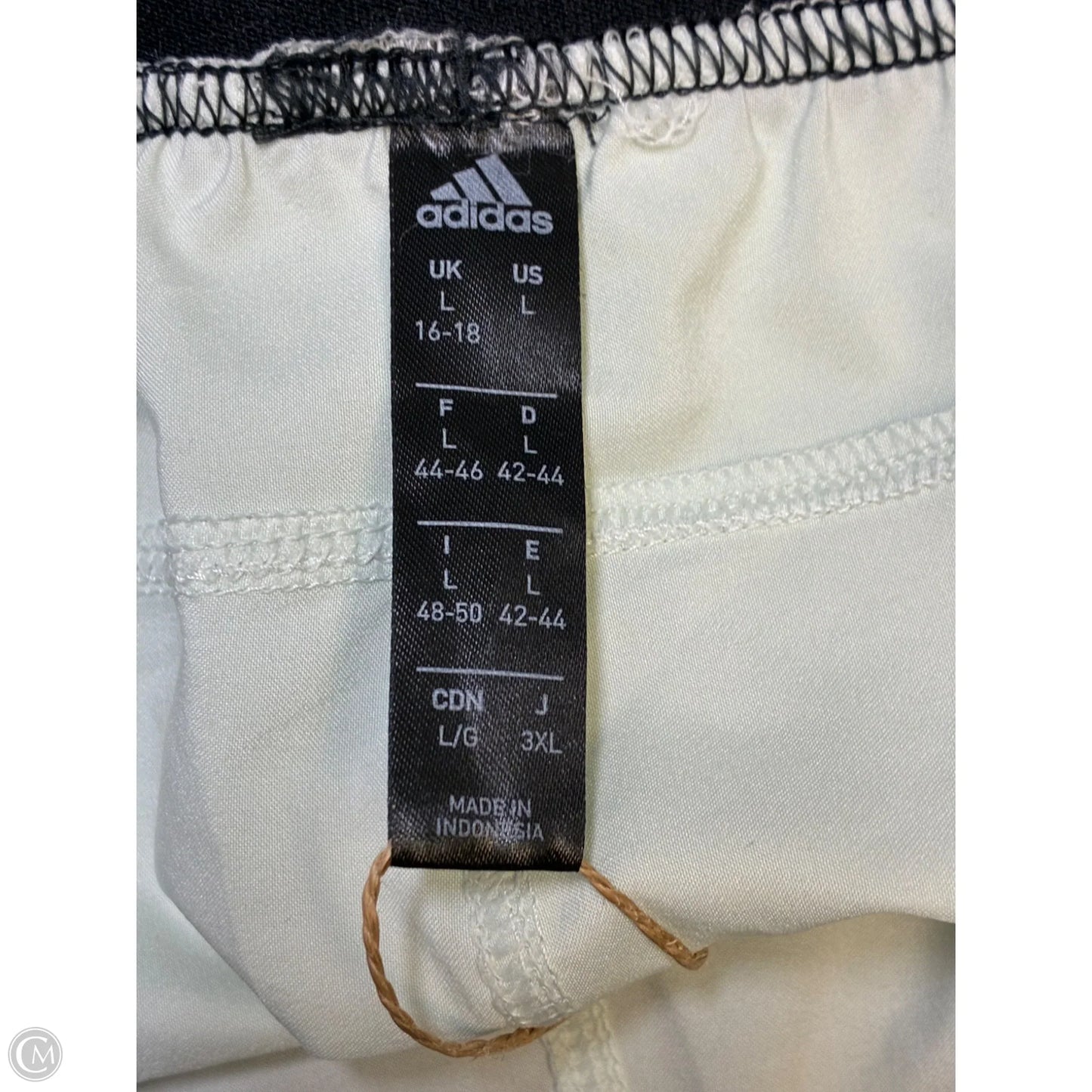 Athletic Shorts By Adidas In Green, Size: L