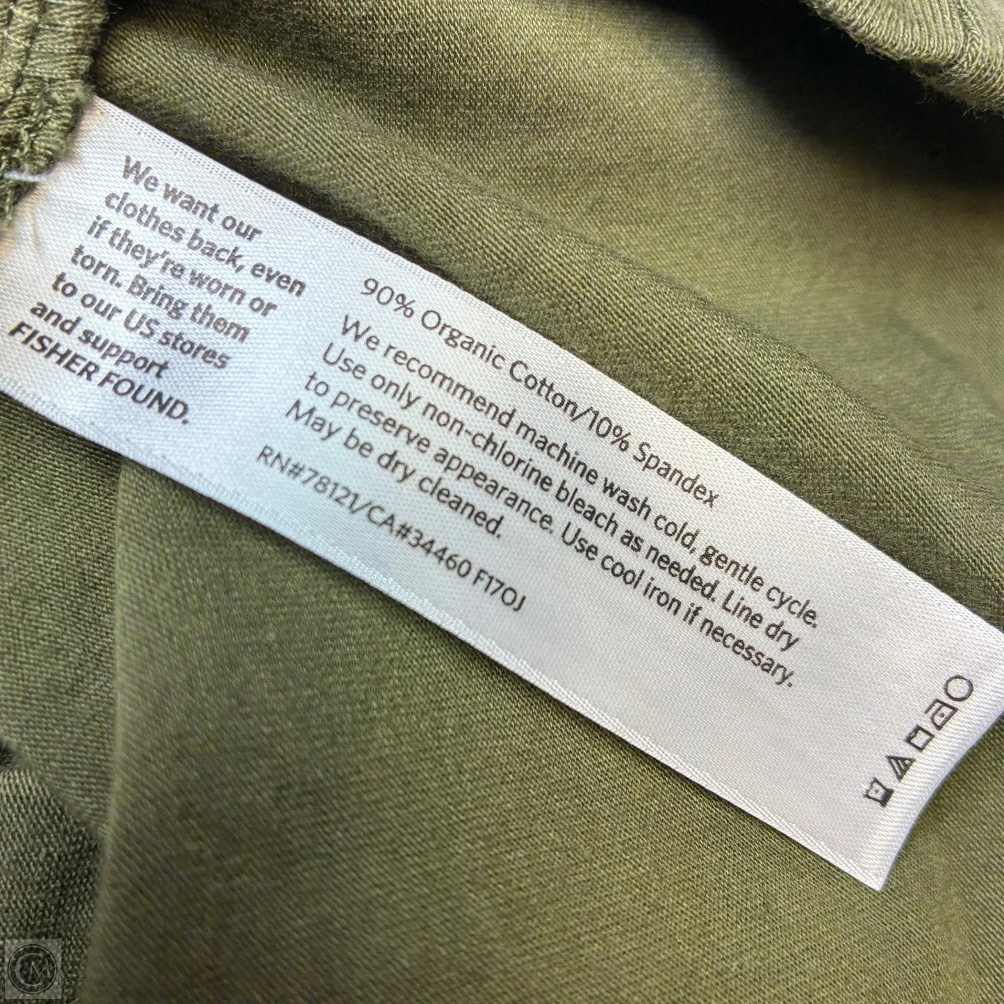 Dress Casual Short By Eileen Fisher In Green, Size: Xs