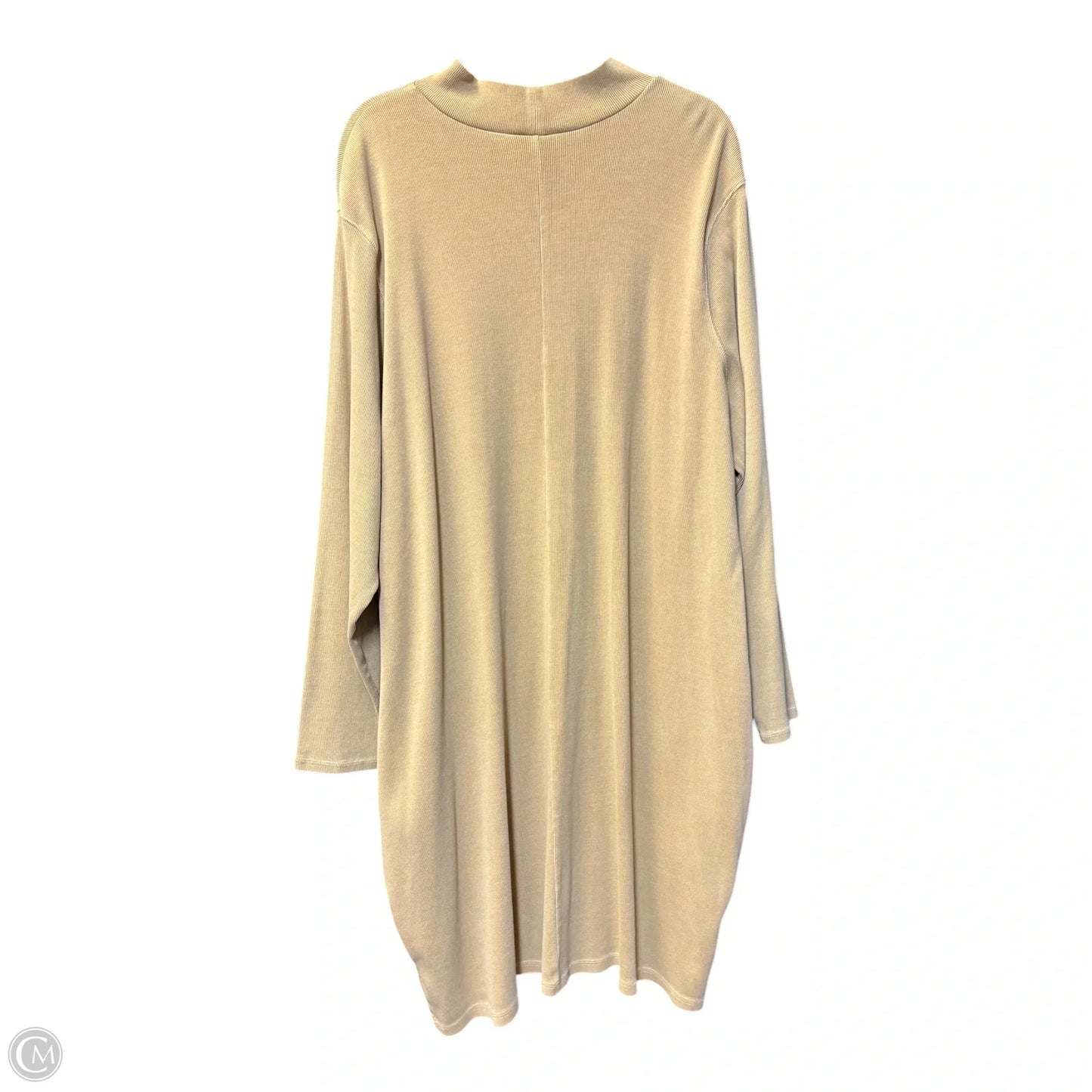 Dress Casual Midi By Old Navy In Tan, Size: 4x