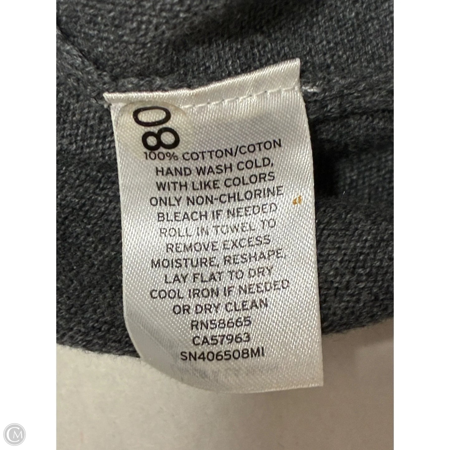 Dress Sweater By Something Navy In Grey, Size: Xs