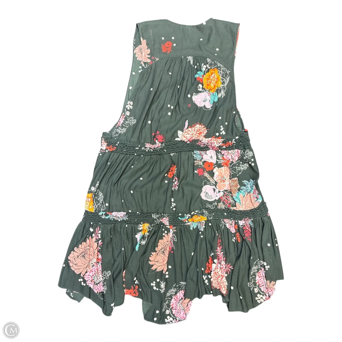 Top Sleeveless By Free People In Floral Print, Size: Xs