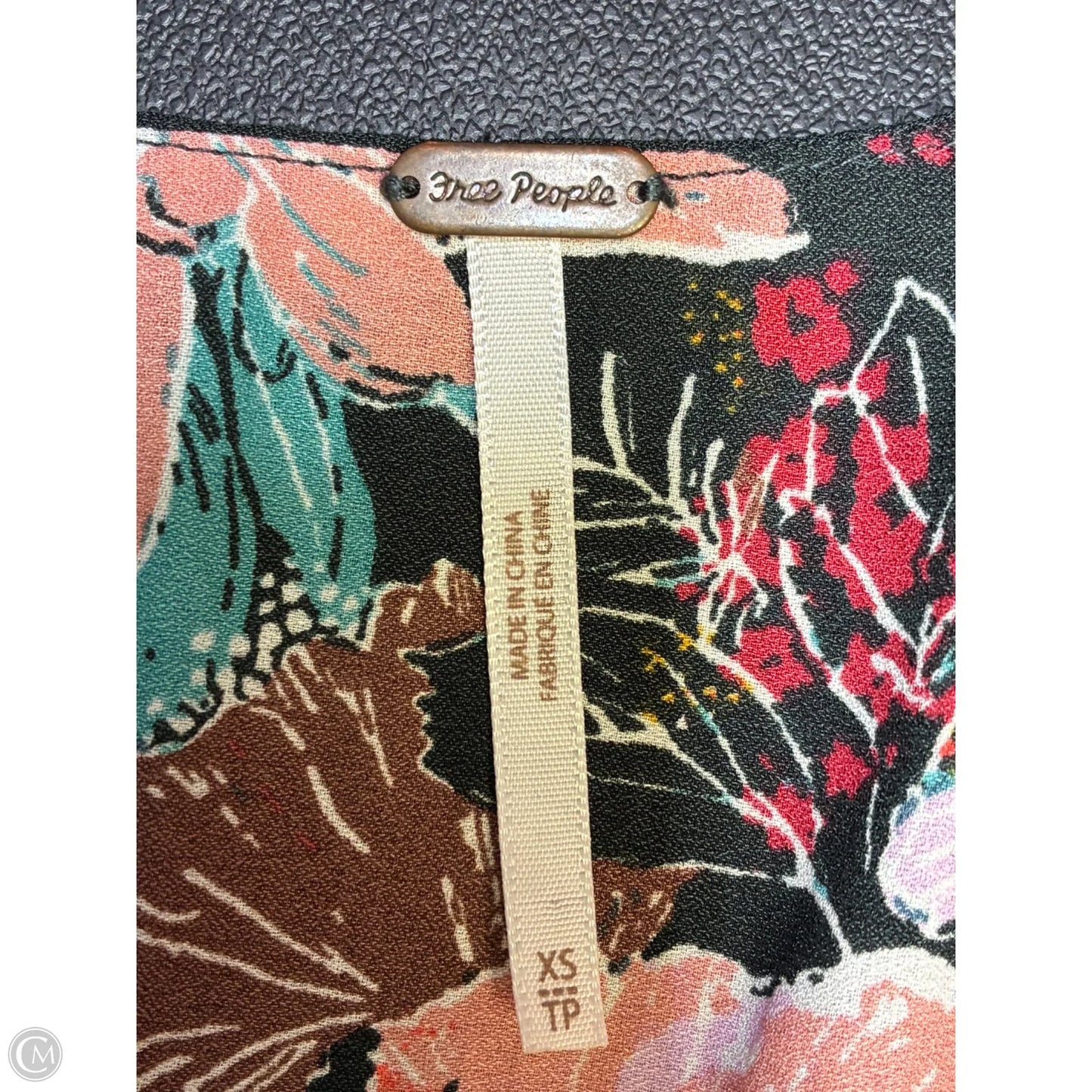 Top Sleeveless By Free People In Floral Print, Size: Xs