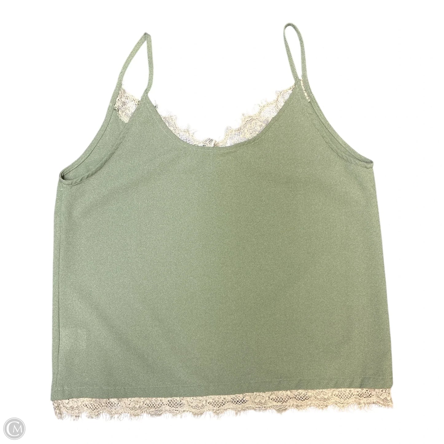 Blouse Sleeveless By Paper Crane In Green, Size: S