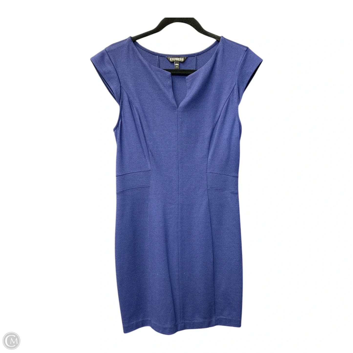 Dress Work By Express In Blue, Size: M