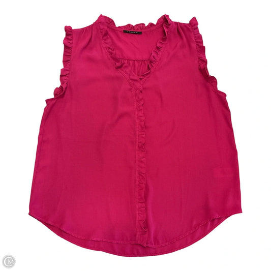 Blouse Sleeveless By Tahari In Pink, Size: L