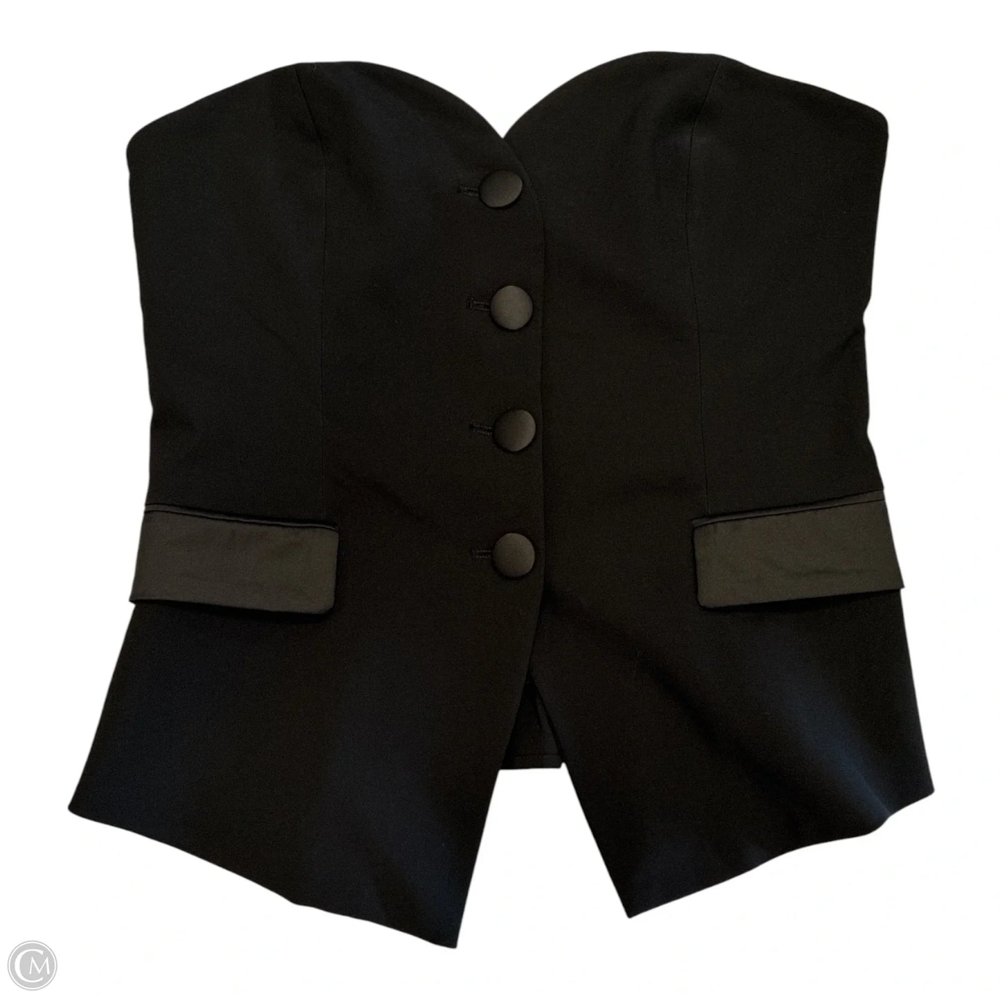 Top Sleeveless By Cmf In Black, Size: L