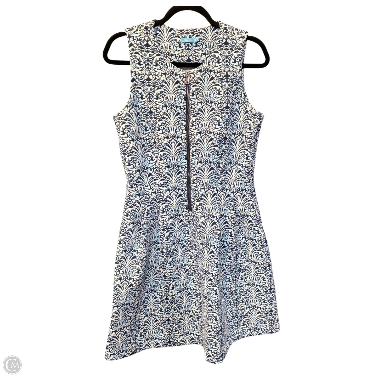 Dress Work By J Mclaughlin In Blue & White, Size: M