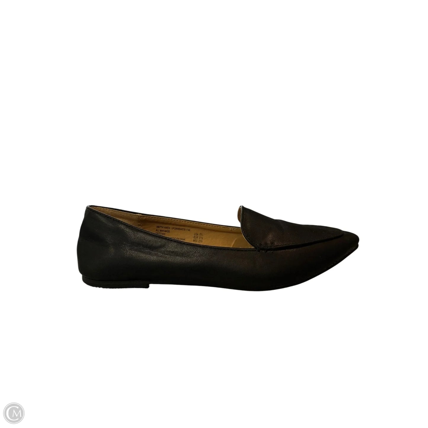 Shoes Flats By Time And Tru In Black, Size: 6.5