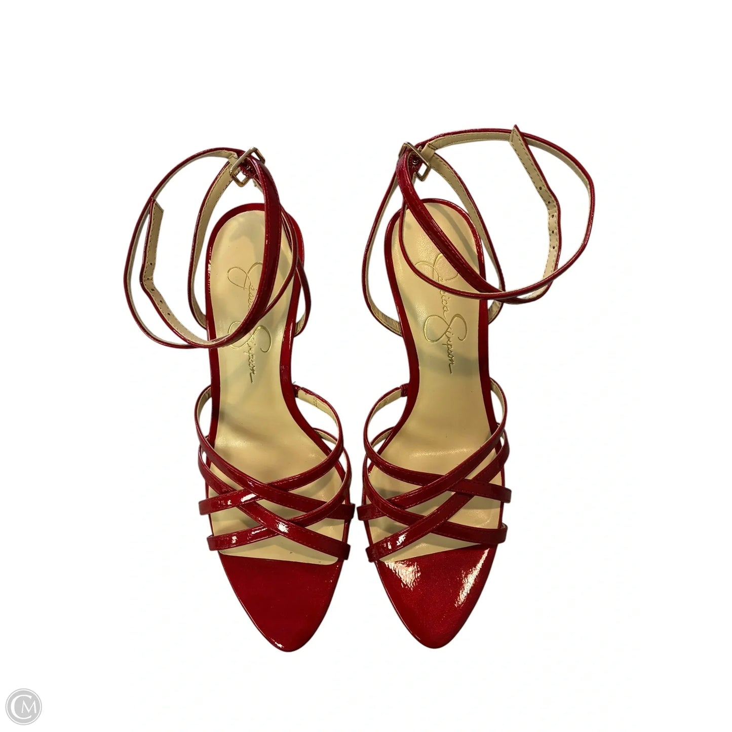 Shoes Heels Kitten By Jessica Simpson In Red, Size: 7