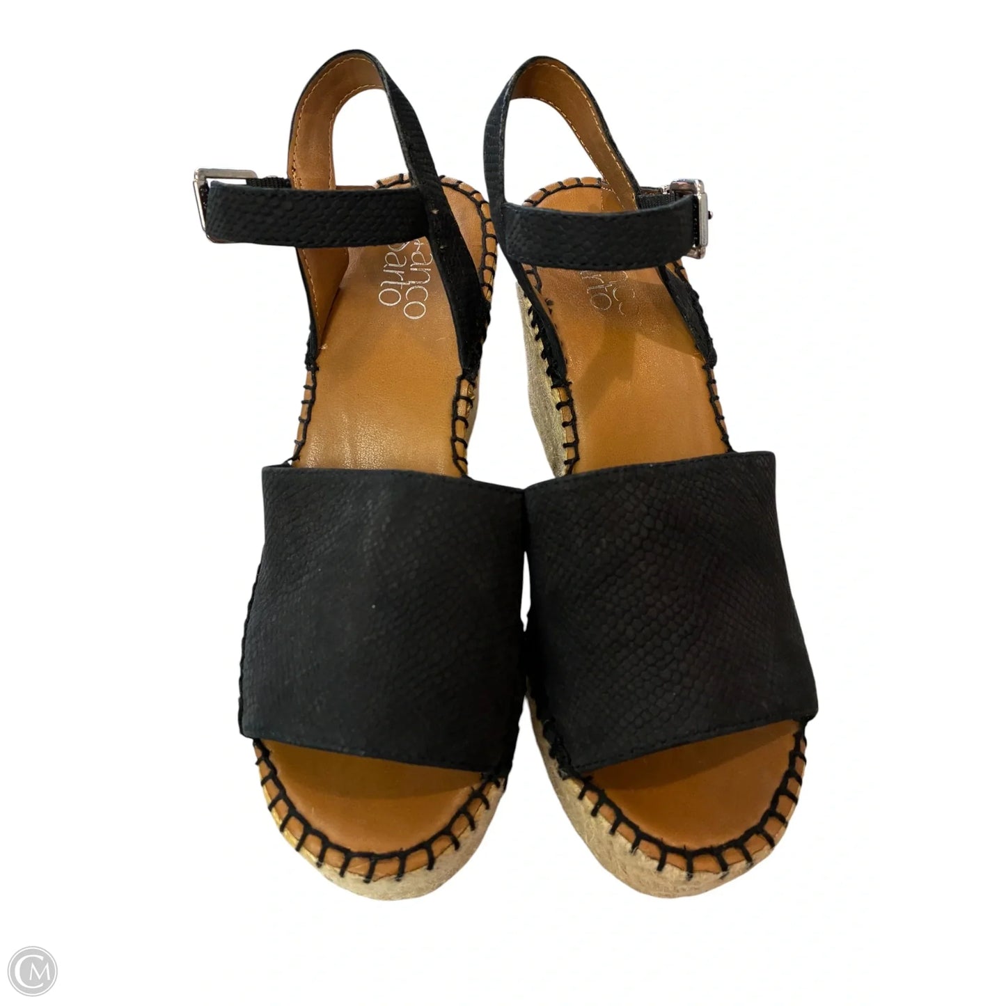 Shoes Heels Wedge By Franco Sarto In Black, Size: 7
