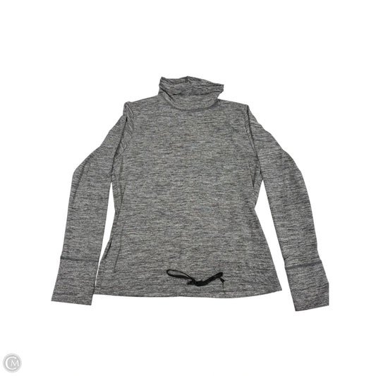 Sweatshirt Collar By Nike In Grey, Size: M
