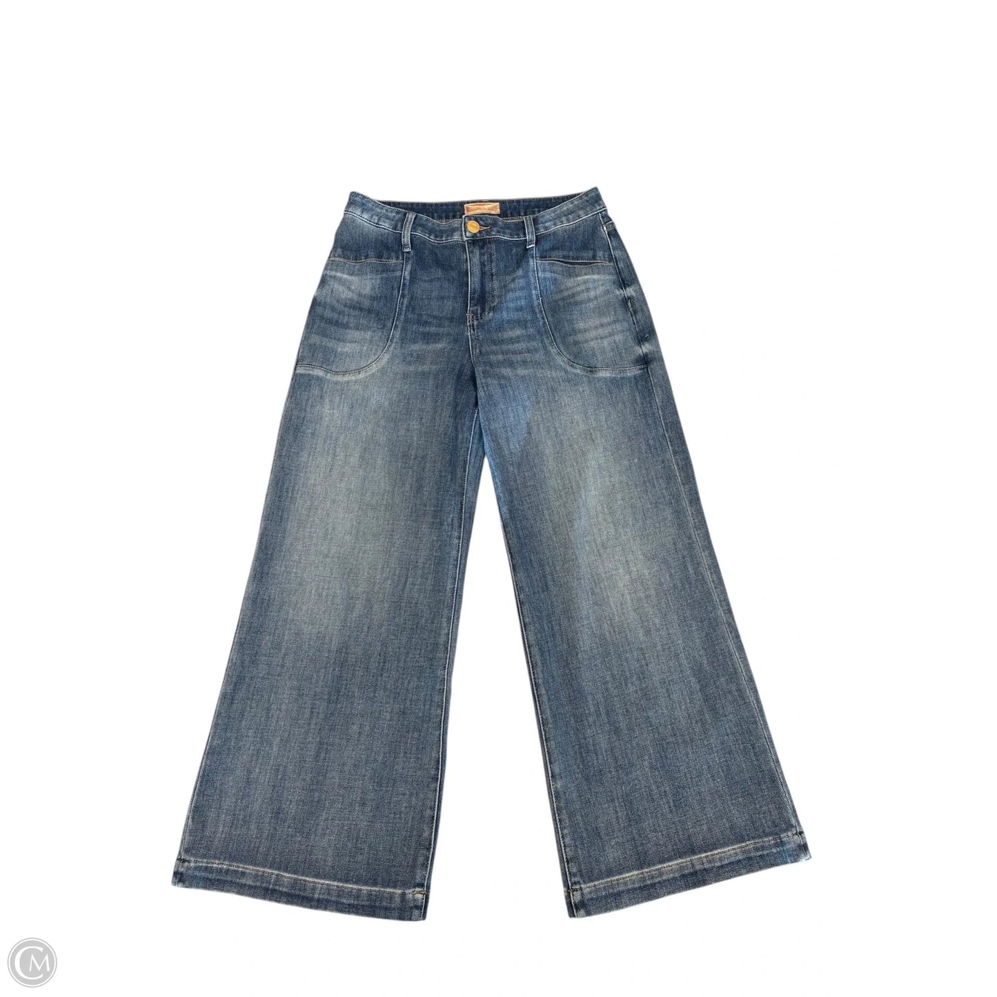 Jeans Wide Leg By Kut In Blue Denim, Size: 8