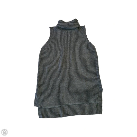 Vest Sweater By Merona In Grey, Size: M