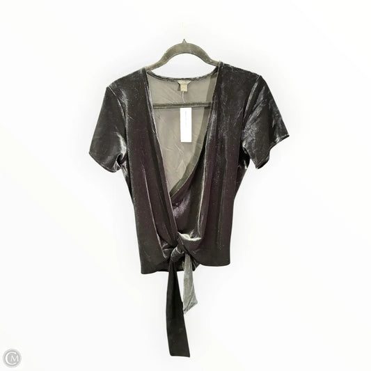 Top Short Sleeve By Ann Taylor In Black, Size: Xs